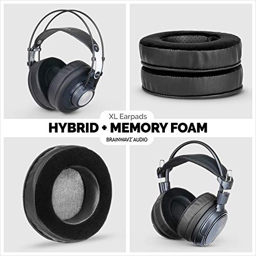 Brainwavz XL Large Replacement Memory Foam Earpads - Suitable For Many Other Large Over The Ear Headphones - Sennheiser, AKG, HifiMan, ATH, Philips, Fostex, Sony (Hybrid) - Image 3