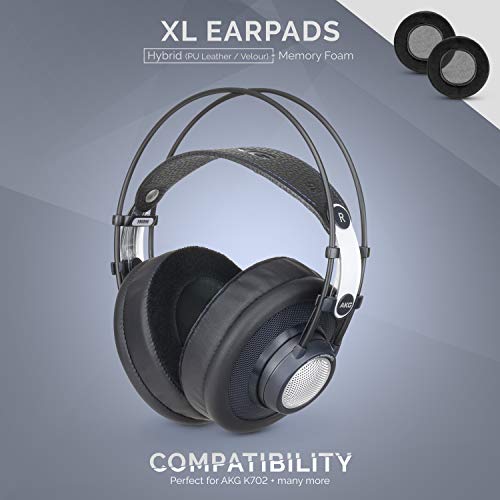 Brainwavz XL Large Replacement Memory Foam Earpads - Suitable For Many Other Large Over The Ear Headphones - Sennheiser, AKG, HifiMan, ATH, Philips, Fostex, Sony (Hybrid) - Image 5