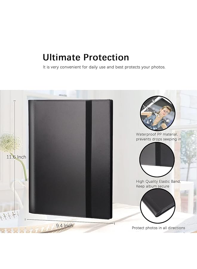 432 Pockets Mini Photo Album Compatible For Fujifilm Instax Mini 12 11 9 90 8+ 8 7S 40 26 25 Evo Liplay Instant Camera Mini Link Sp 1 Printer Z2300 Pic 300 Polaroid Pictures Black