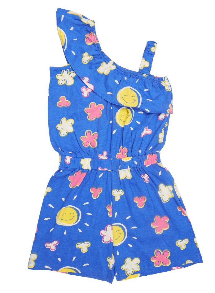 AIKO AIKO - Kids Multicolor Jump Suit with Floral Print 7-8Years - Image 3
