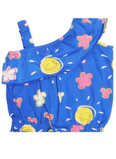 AIKO AIKO - Kids Multicolor Jump Suit with Floral Print 7-8Years  - Image 2
