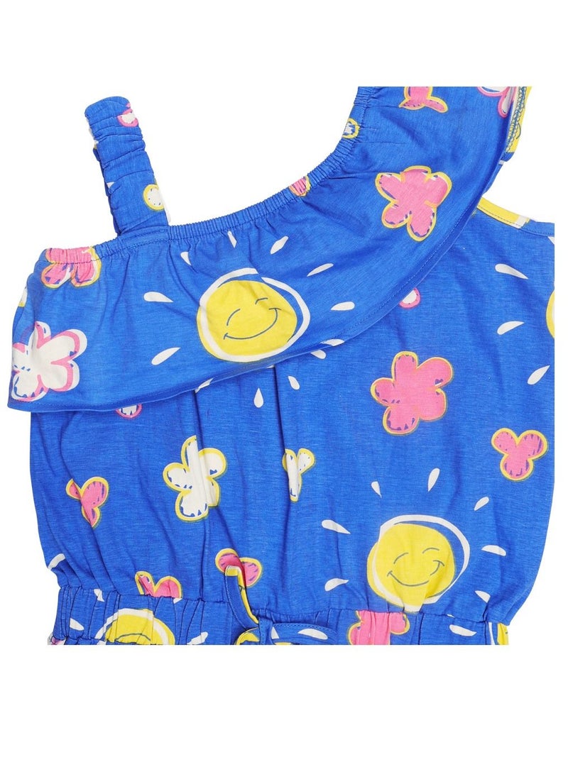 AIKO AIKO - Kids Multicolor Jump Suit with Floral Print 7-8Years - Image 2