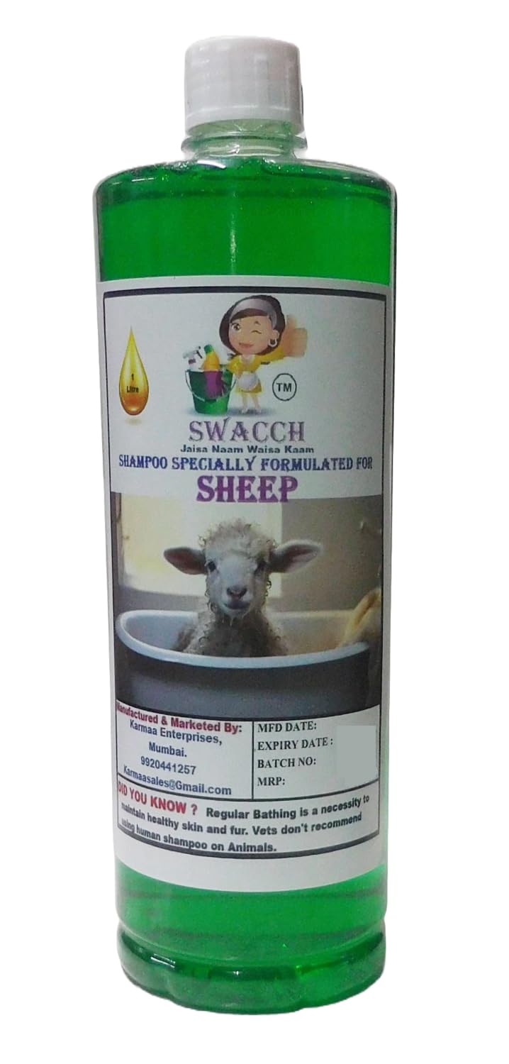 Swacch Shampoo Specially Formulated for Sheep 1 Litre Neem Alovera - Image 1