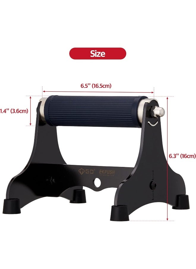 GD - GD Expush Metal Push Up Bars Non-Slip Push Up Bar Muscle Pushup Stands Non-slip Silicon Grip Essential Home Workout Equipment - Image 1