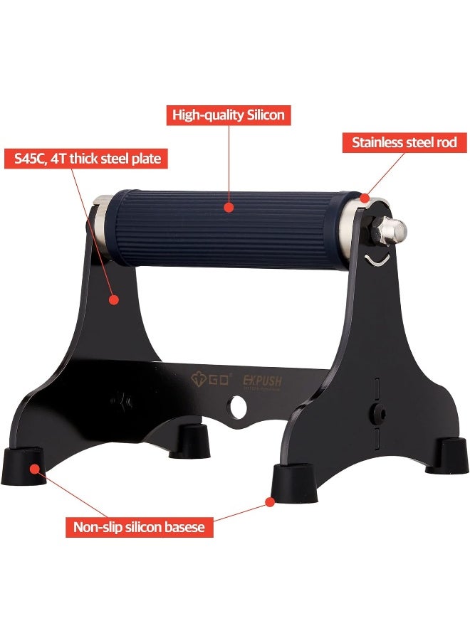 GD - GD Expush Metal Push Up Bars Non-Slip Push Up Bar Muscle Pushup Stands Non-slip Silicon Grip Essential Home Workout Equipment - Image 1