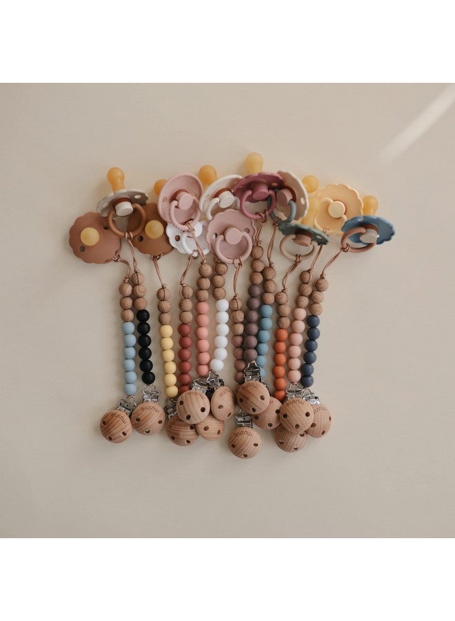 FRIGG لهاية أطفال من المطاط الطبيعي من ديزي؛ صنع في الدنمارك؛ خالية من مادة بيسفينول أ (لون أحمر خدود/كريمي من عمر 6 إلى 18 شهرًا) عبوة من قطعتين - Image 4