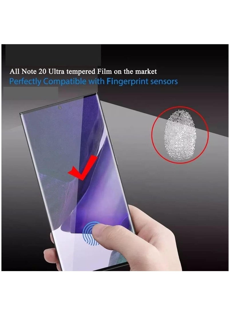 ELTRAZONE Samsung Galaxy Note 20 Ultra Anti-Scratch Anti-Fingerprints 9H Hardness Tempered Glass (Full Glue) - Image 5