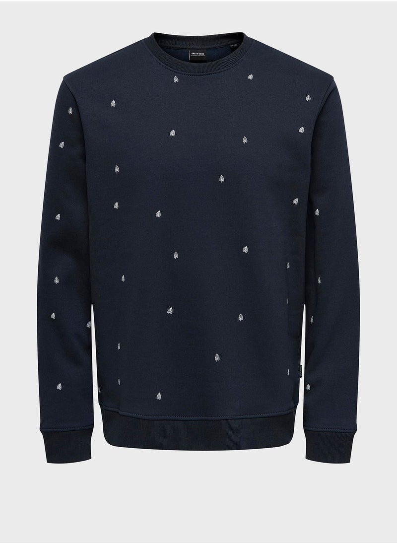 Only & Sons - All Over Printed Sweatshirt - Image 1