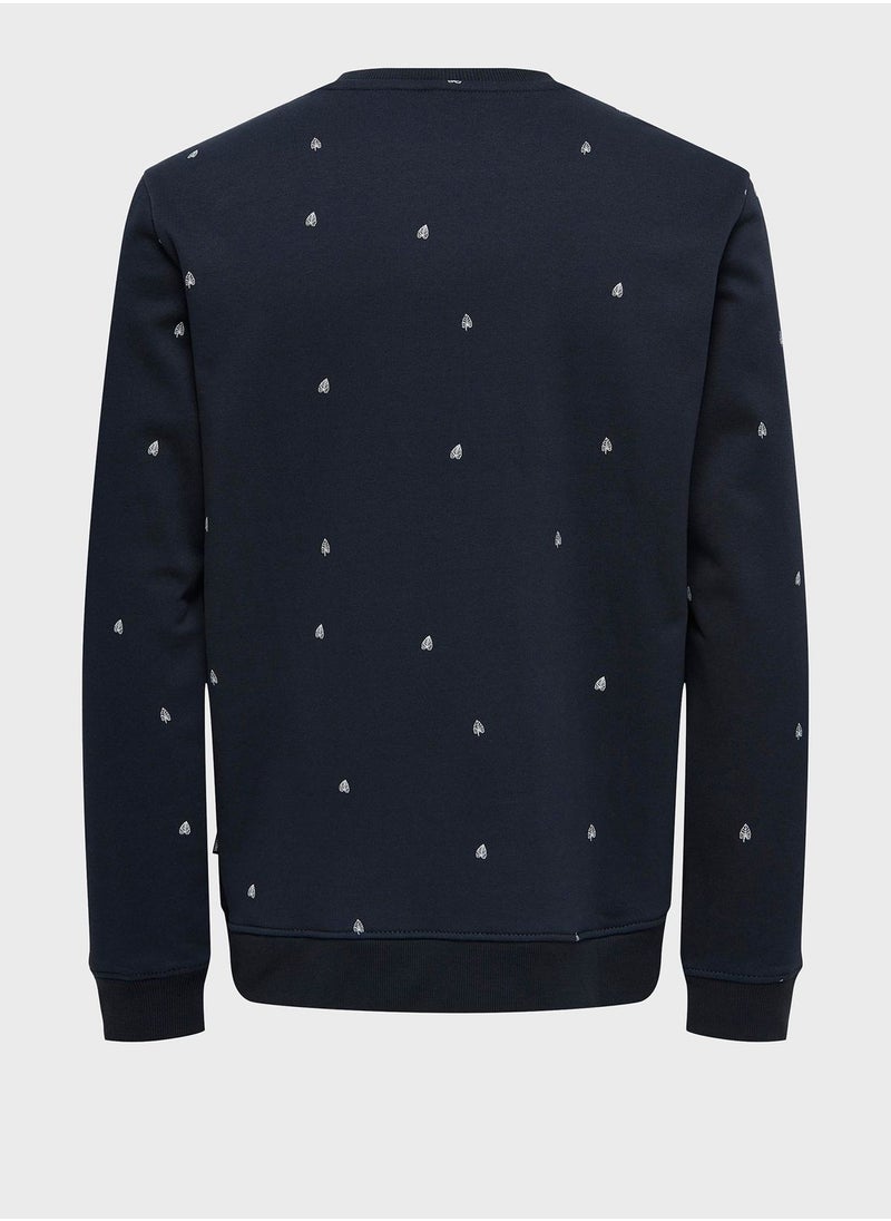 Only & Sons - All Over Printed Sweatshirt - Image 1