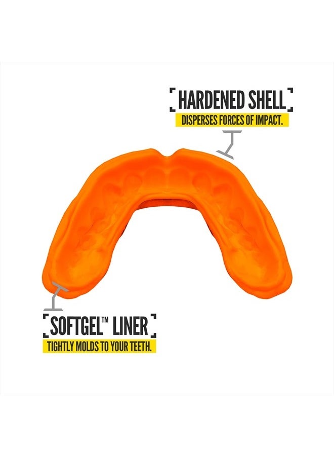 NXT NXTRND - 2 Pack Nxtrnd Rush Mouth Guard for Boxing and Other Sports (Orange) - Image 1