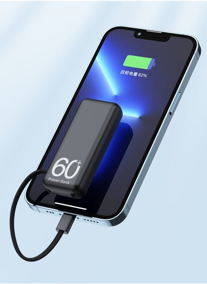 Generic - Mini Power Bank 5000mAh, Ultra-Compact Small Portable Charger, 10W Fast Charge Cell Phone Battery Pack, Dual Output External Battery Compatible with iPhone - Image 1