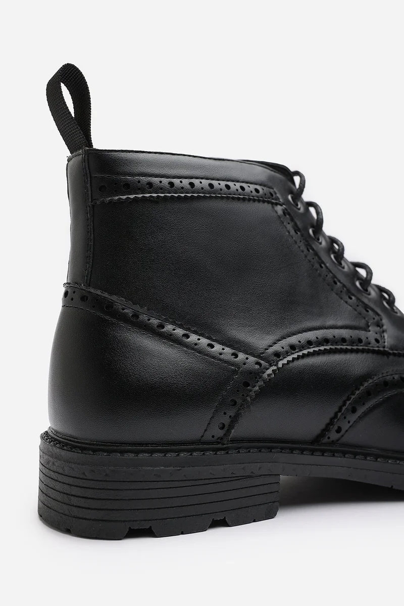 Where's That From  'Finley' Brogue Lace Up Ankle Boots for Men | Best Price UAE
