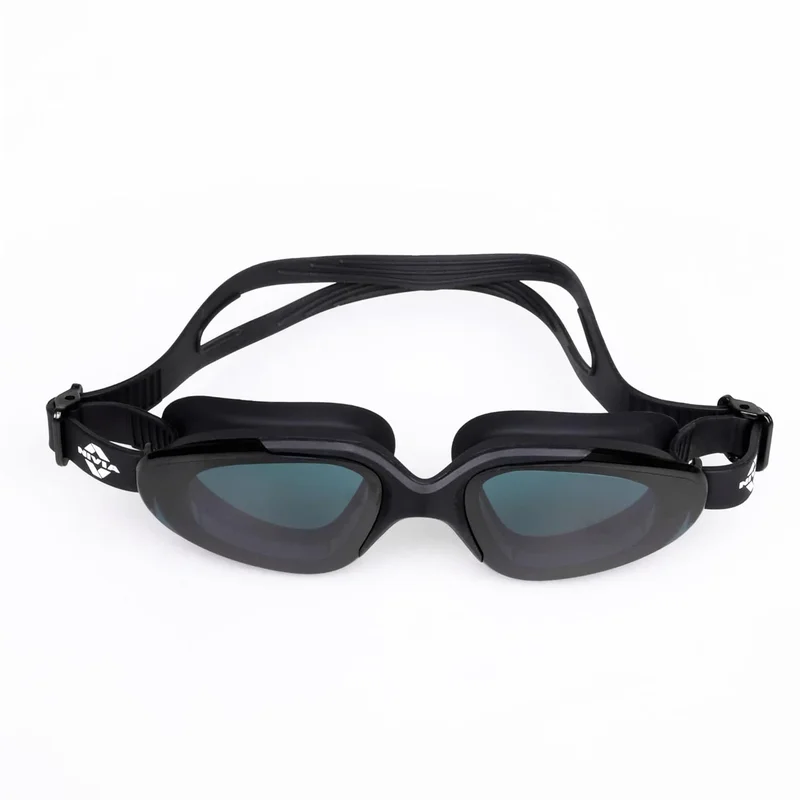 نيفيا Nivia Visor Swimming Goggles for Adults with Anti-Fog, UV Protection, and Comfort Fit - Black