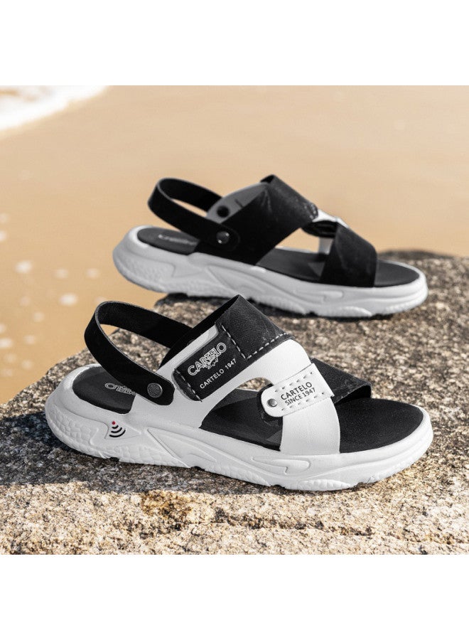 CARTELO Two-in-one】men's Sandals With Soft Sole And Breathable Design, Dual-use Sports Sandals For Beach And Casual Wear, Men's Slide Sandals - Image 2