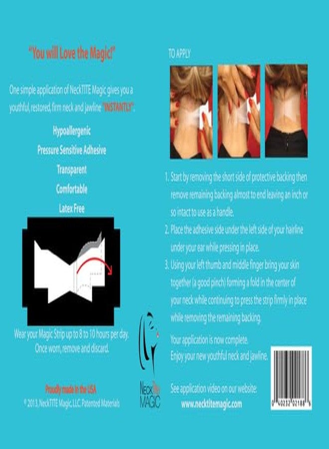 NeckTITE Magic Instant Neck Lift, 12 Count - Smooths Wrinkles for Adults - Image 2