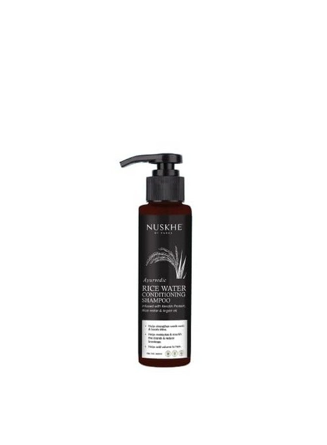 Nuskhe By Paras Ayurvedic Rice Water Conditioning Shampoo -200Ml | Keratin Protein | Rice Water | Argan Oil…… - Image 1