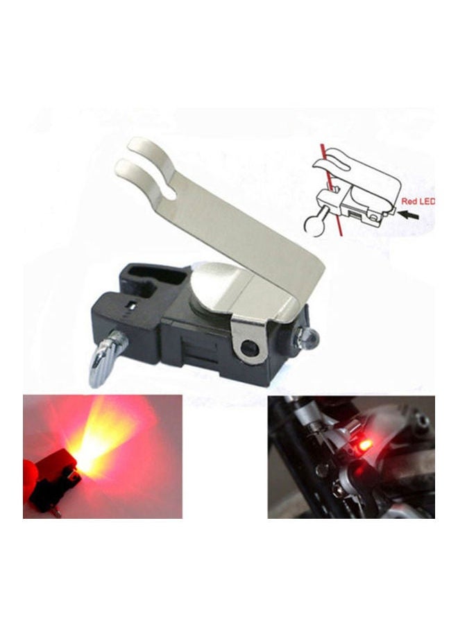 Generic Mini Bike Rear Tail Brake Light Mount LED Safety Warning Cycling Lamp 20x10x20cm  - Image 4