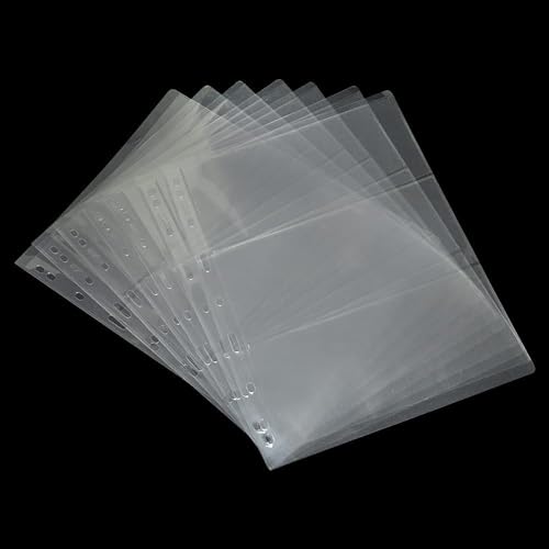 Lewano Currency Sleeves for Collectors - Acid-Free Plastic Currency Sheets, Punched Currency Album Pages for Paper Money Collection, Dollar Bills, Foreign Currency, or Coupons (30 Sheets) - Image 4