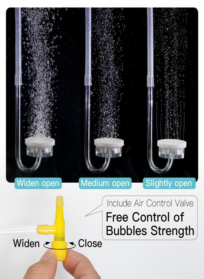 Clscea Small Air Pump for Fish Tank Aquarium Aerator for 1-15 G Super Quiet 1.5 Watts, Complete kit - Image 4