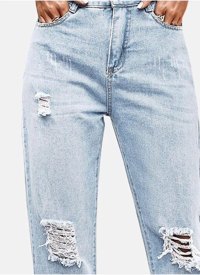يونيكي Blue Straight Fit Jeans