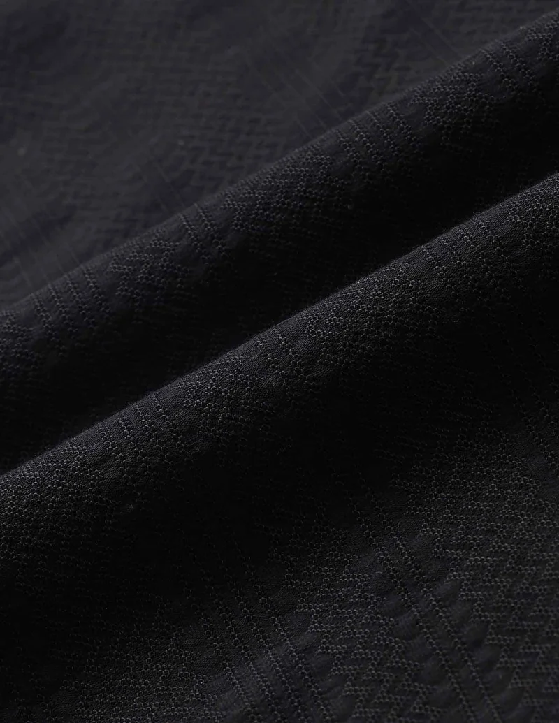 Arrow Textured Night Is Young Polo Shirt