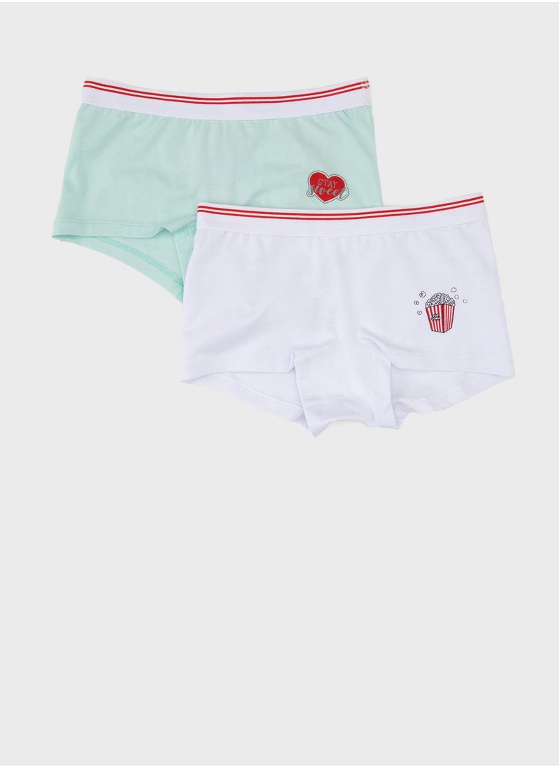 DeFacto Girl 2-Pack Boxer  - Image 1