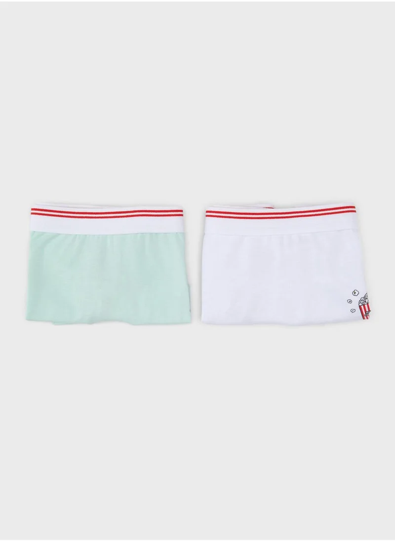 ديفاكتو Girl 2-Pack Boxer