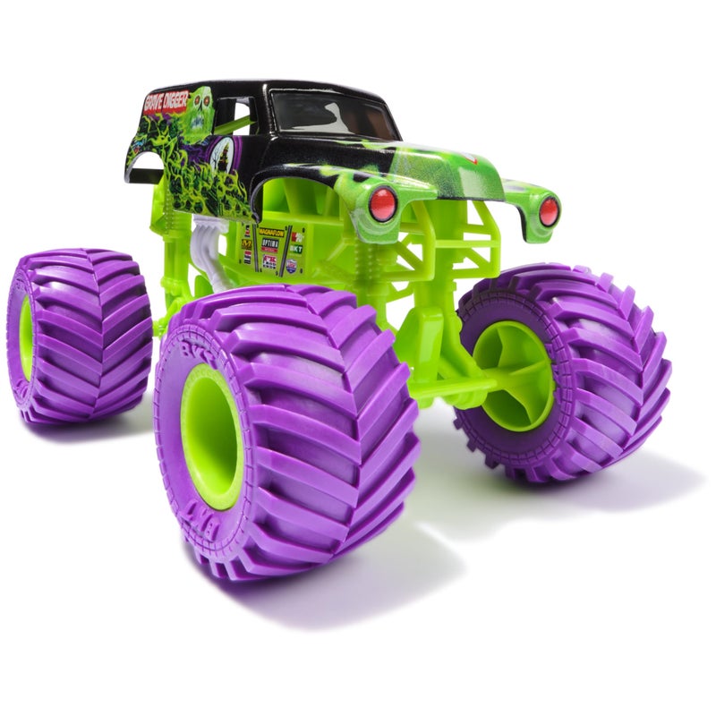 Monster Jam, Official Grave Digger Monster Truck, Collector Die-Cast Vehicle, 1:24 Scale, Kids Toys for Boys and Girls Ages 3 and up - Image 3