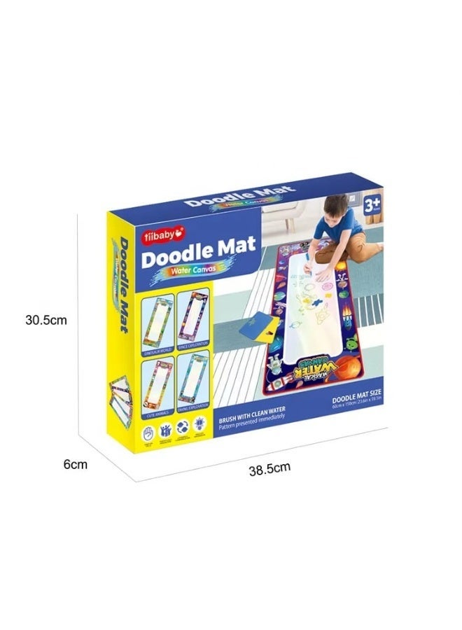 Tiibaby Kids Water Drawing Mat 150 x 60 cm with Water Pen - Image 2