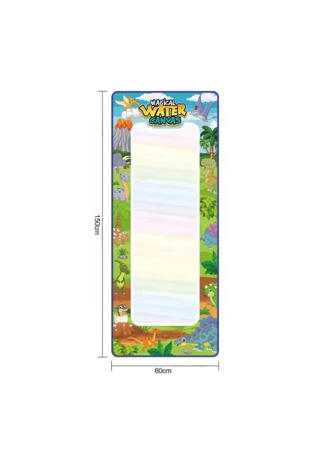 Tiibaby Kids Water Drawing Mat 150 x 60 cm with Water Pen - Image 5