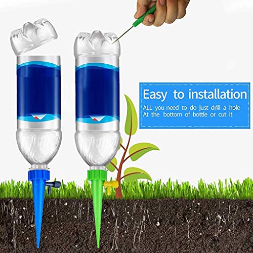 Techhark® Drip Irrigation kit for Home Garden, Self-Watering Spikes for Plants, Automatic Plant Water Devices (Drip-48pcs) - Image 5