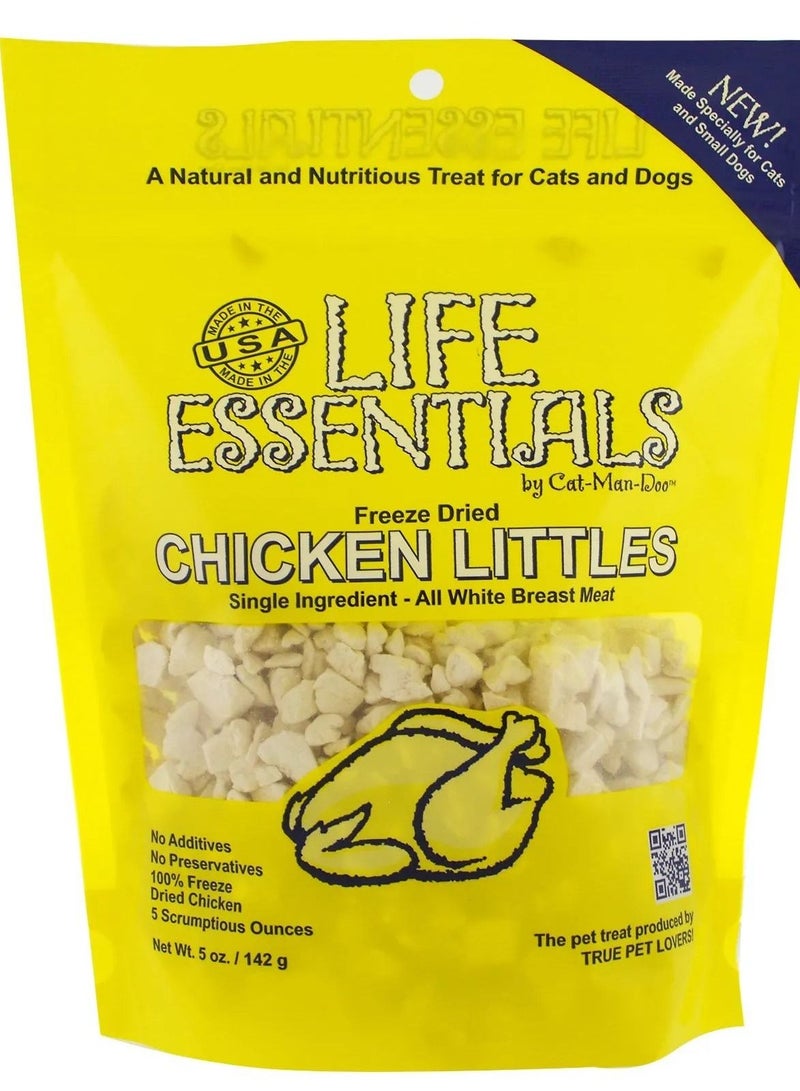 Cat-Man-Doo Freeze Dried Chicken Littles For Cats & Dogs 5 oz 142 g - Image 2