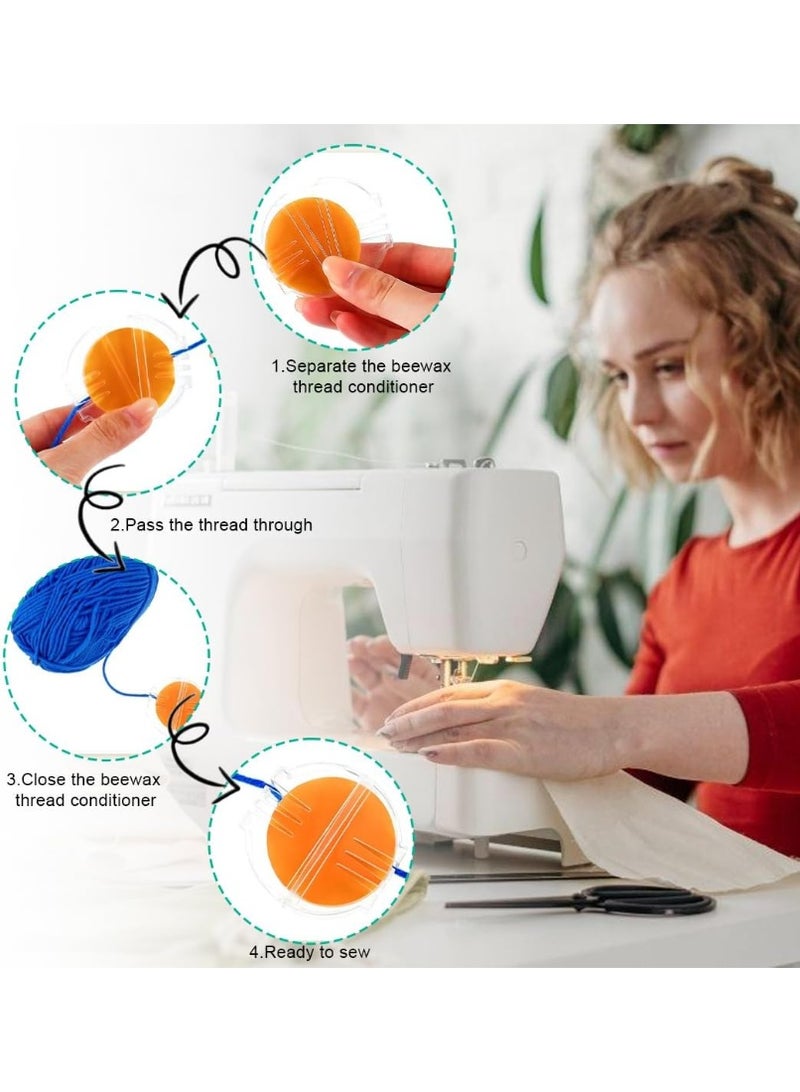 SUNSAR Beeswax Thread Conditioner for Hand Sewing, Embroidery and Quilting, 4 Pieces - Image 4