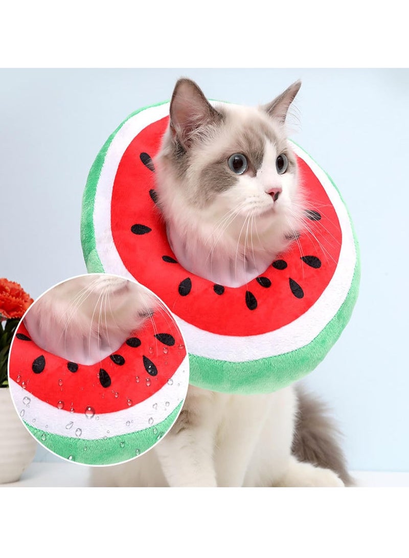 سجن سفما طوق استعادة القطة القابلة للتعديل ، طوق القطة اللطيف طوق مخروط القطة القابلة للتعديل ناعم بعد الجراحة للقطط (كبيرة) - Image 3