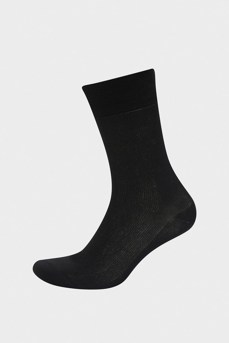 DeFacto Man Man Seamless 2 Piece Mercerized Cotton Long Socks - Image 3