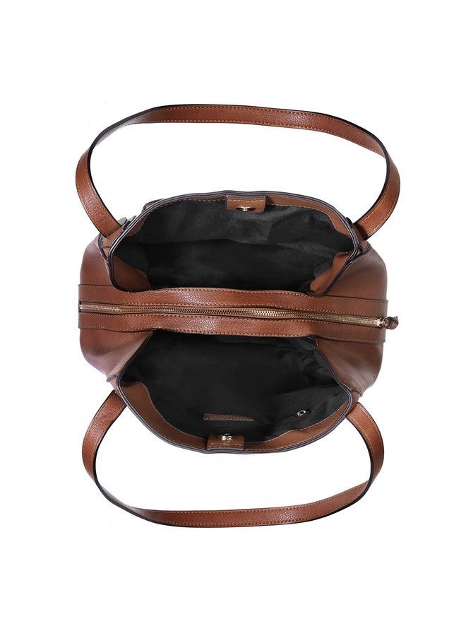 Accessorize حقيبة كتف روميو تان من الجلد الصناعي للنساء من أكسيسوريز لندن - Image 5