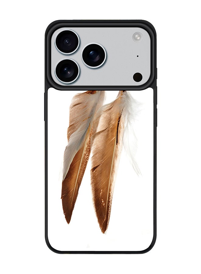 Stylizedd iPhone 17 Pro Case, [Compatible with MagSafe] Slim Magnetic cover Phone Case iPhone 17 Pro -Chief Longfeathers - Image 1