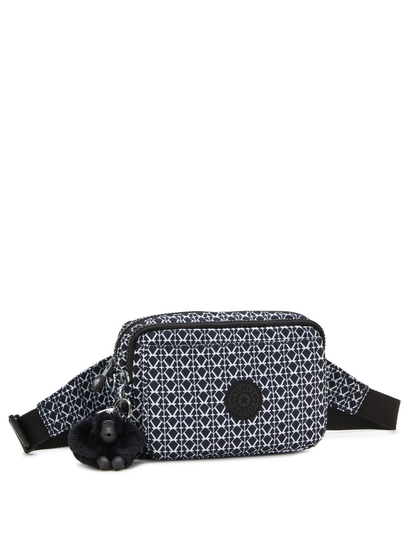 kipling Abanu Multi Small crossbody convertible to waist bag Signature Print  - Image 4