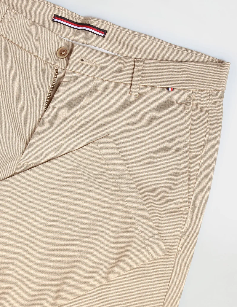 Arrow Beige Low Rise Smart Flex Trousers for Men | Best Price UAE