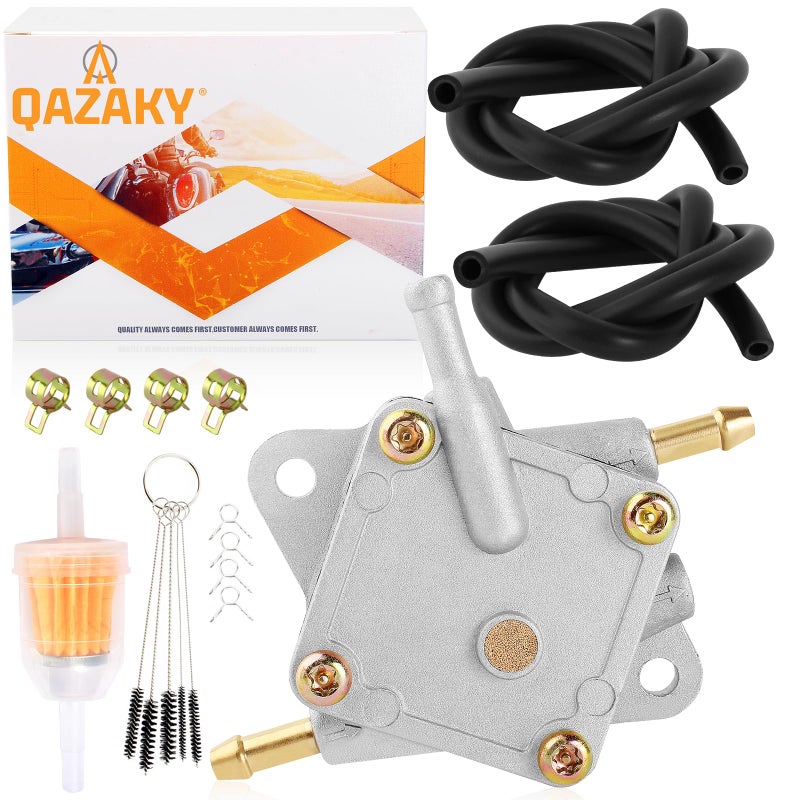 QAZAKY Fuel Pump Compatible with EZGO Golf Cart Club Car 295cc 350cc TXT Medalist Marathon Freedom Workhorse MPT RXV Shuttle ST 72021G01 25683G1 S5147 S5148 Gas 4Cycle Robin Engine