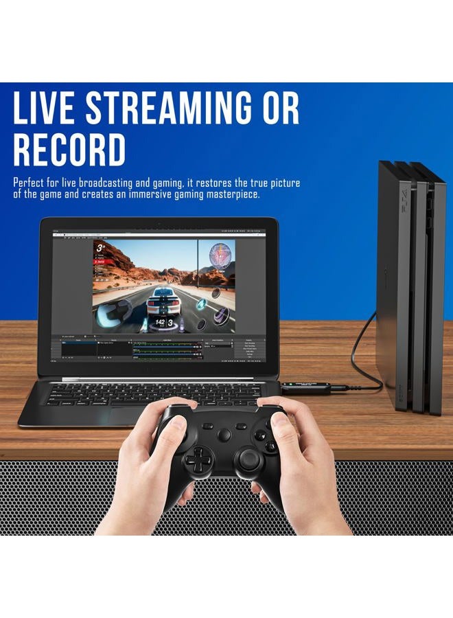 DigitPro Cam Link 4K External Camera Capture Card 2K50/1080p60 for Streaming and Recording via DSLR Camcorder Actioncam for Video Conferencing Live Streaming Gaming on OBS/Zoom - Image 3