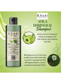 Generic Khadi Natural Herbal Amla Bhringraj Shampoo, 200Ml (Pack Of 2)  - Image 2