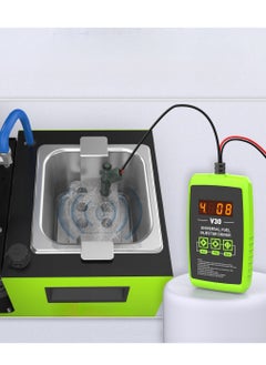 MRCARTOOL V30 Car Fuel Injector Tester Cleaner 6 Pulse Modes DIY Cleaning Tool Kit 12V Fuel Injector Flush Cleaner Adapter