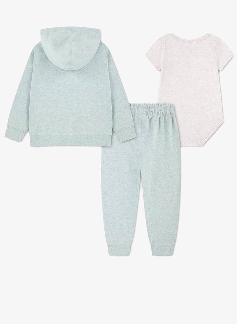 Nike Infant 3 Piece Bodysuit Pant Set - Image 2
