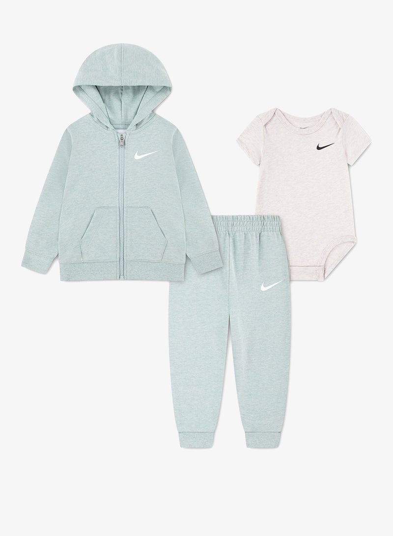 Nike Infant 3 Piece Bodysuit Pant Set - Image 1