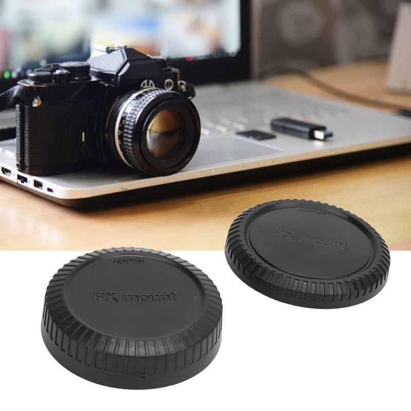 Camera Body Cap Rear Lens Cap Cover Replacement for FX Camera X Mount X-PRO1 X- PRO2 X-PRO3 X-S10 X-H1 X-T1 X-T2 X-T3 X-T4 - Image 1