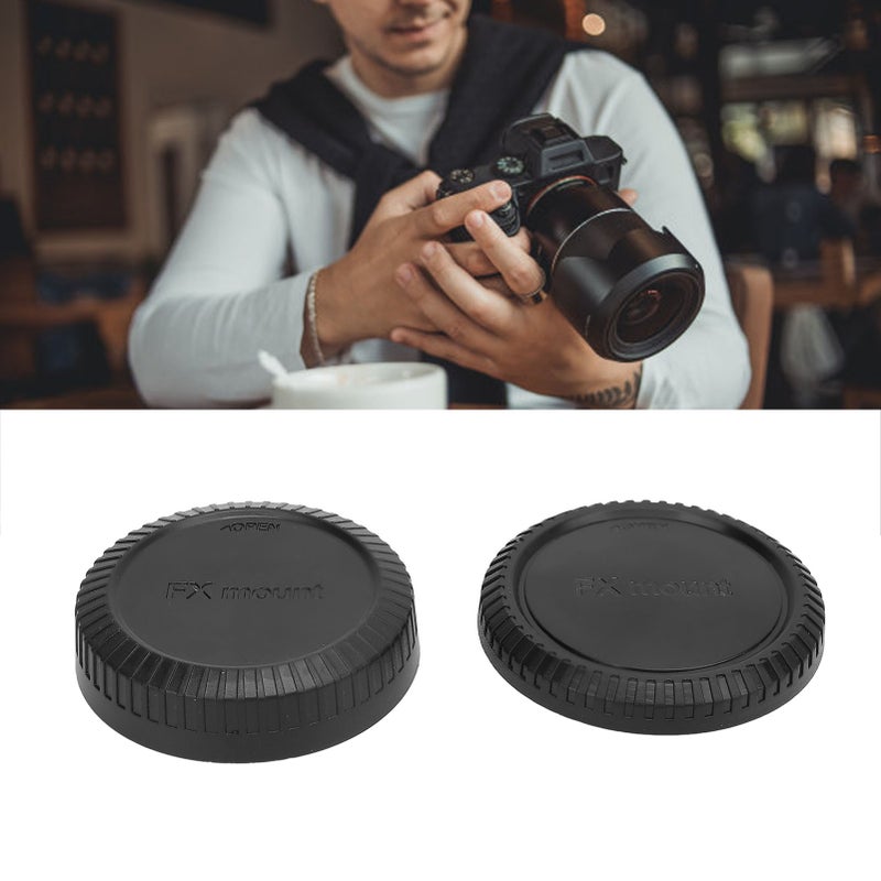 Camera Body Cap Rear Lens Cap Cover Replacement for FX Camera X Mount X-PRO1 X- PRO2 X-PRO3 X-S10 X-H1 X-T1 X-T2 X-T3 X-T4 - Image 3