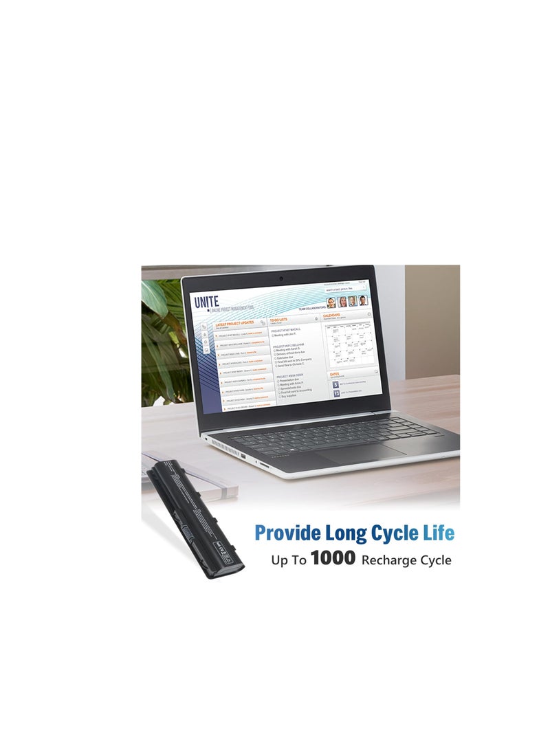 Terabyte CQ62 593553-001 593554-001 MU06 MU09 Extended Laptop battery for HP Pavilion G6 G7 G62 G72 G4 / 2000 Notebook PC / DV6 DV7 DM4 / Compaq Presario CQ32 CQ42 CQ43 CQ56 CQ57 CQ62 CQ72[10.8V 5200mAh 6Cell] - Image 2