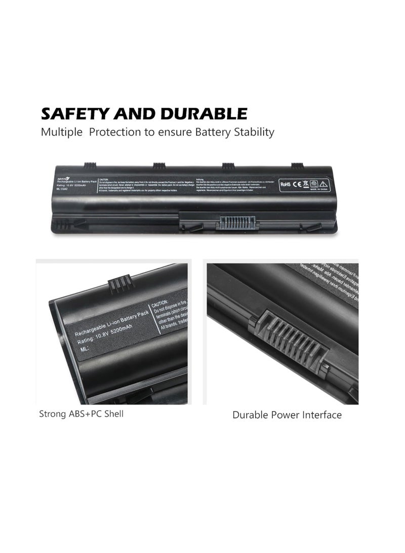 Terabyte CQ62 593553-001 593554-001 MU06 MU09 Extended Laptop battery for HP Pavilion G6 G7 G62 G72 G4 / 2000 Notebook PC / DV6 DV7 DM4 / Compaq Presario CQ32 CQ42 CQ43 CQ56 CQ57 CQ62 CQ72[10.8V 5200mAh 6Cell] - Image 4