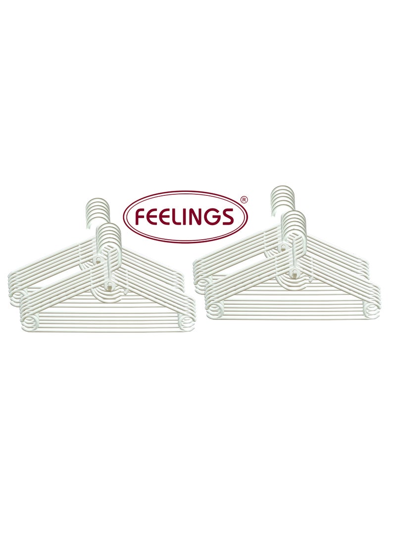 Feelings FEELINGS HANGER PLASTIC ARCH WHITE 24 PCS SET  - Image 5
